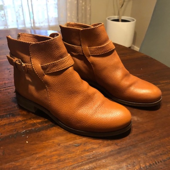 Chestnut brown J.Crew leather booties - Picture 8 of 8